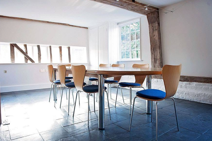 Boardroom and planning space inside Croxtons Mill