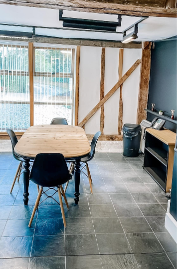 Collaboration space inside Croxtons Mill
